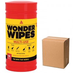 Sika Everbuild Wonder Wipes 100 Wipe Tub Box of 6 WIPE80-6