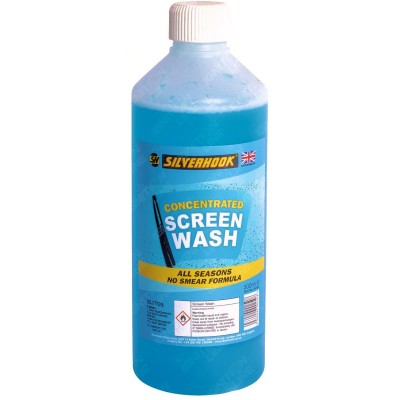 Silverhook Summer and Winter Concentrated Screen Wash 1 Litre SHXB1