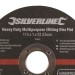 Silverline Angle Grinder Multi Material Cutting Slitting Disc 115mm 103672 