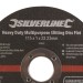 Silverline Angle Grinder Multi Material Cutting Slitting Disc 115mm 103672 