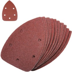 Silverline Detail Palm Sander Sanding Sheets 140mm 240 Grit 196588