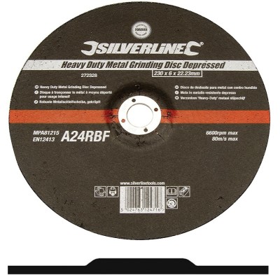 Silverline Professional Metal Grinding Discs 230mm 9 Inch 272328