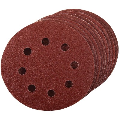 Silverline Random Orbit Sander Sanding Pad Discs 150mm 120 Grit 793804
