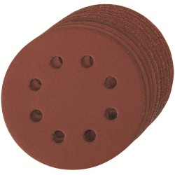Silverline Round Sander Sanding Pad Punched Discs 115mm Mixed Grit 990864