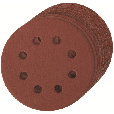 Silverline Round Sander Sanding Pad Punched Discs 115mm Mixed Grit 990864