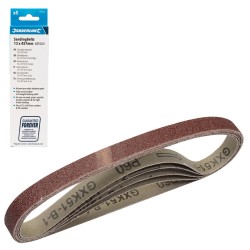 Silverline Sanding Belts 13mm x 457mm 60g Belt 5pk 199545