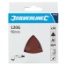 Silverline Triangle Detail Sander Sanding Sheets 90mm 120G 10pk 826718