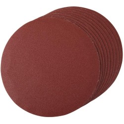 Silverline Random Orbit Sander Sanding Pad Discs 180mm 120g 427660