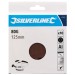 Silverline Random Orbit Sander Sanding Pad Discs Punched 125mm 80G 633955