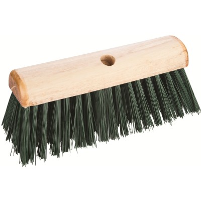 Silverline Stiff PVC Green Garden Saddleback Yard Broom Head 330mm 13 inch 196579