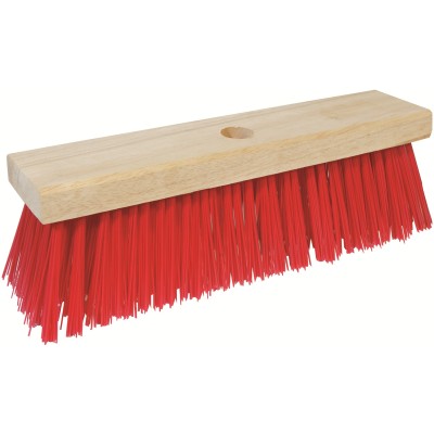 Silverline Stiff PVC Red Garden Broom Head 300mm 12 inch 245081
