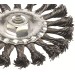 Silverline Twist Knot Wire Wheel 100mm For Angle Grinders 398772