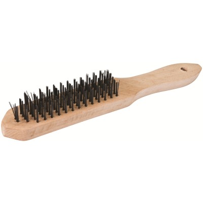 Silverline Heavy Duty 6 Row Hand Wire Brush PB06