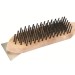 Silverline 6 Row Hand Wire Brush with Scraper PB16