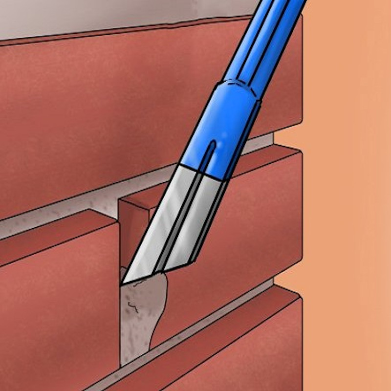 Silverline Fluted Plugging Mortar Brick Pointing Removal Chisel 59841