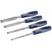 Silverline Expert Wood Chisel 4pc Set Hammer Proof 633495