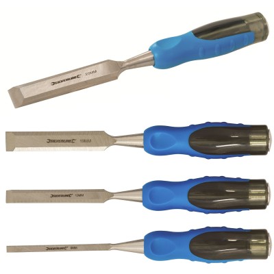 Silverline Expert Wood Chisel 4pc Set Hammer Proof 633495