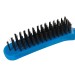 Silverline 5 Row Wire Brush Plastic Stay Clean Handle 456957