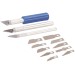 Silverline Hobby Knife Easy Grip Precision Craft 16pc Set 251094
