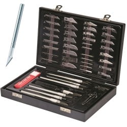 Silverline Hobby Knife Precision Craft 51pc Set 251239