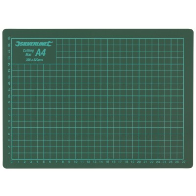 Silverline A4 Self Healing Cutting Mat Art and Craft 438935