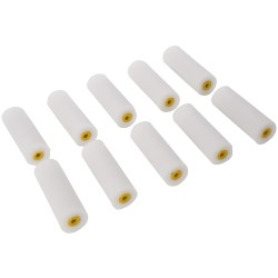 Silverline Mini Radiator Gloss Paint Roller Sleeves 100mm 398771