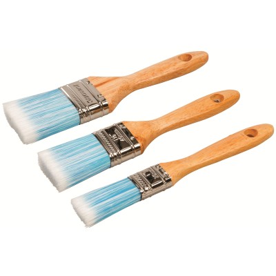 Silverline Synthetic 3pc Stain and Paint Brush Set 675077