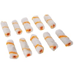 Silverline Mini Radiator Emulsion Paint Roller Sleeves 10pk 797959