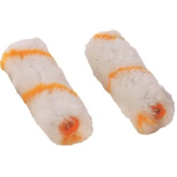 Silverline Mini Radiator Emulsion Paint Roller Sleeves 2 x Refills