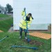 Silverline Fence Post Rabbiting Long Handle Hole Pointed Spade 633612 
