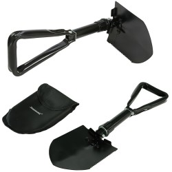 Silverline Steel Folding Utility Shovel Camping Emergency Spade 839280