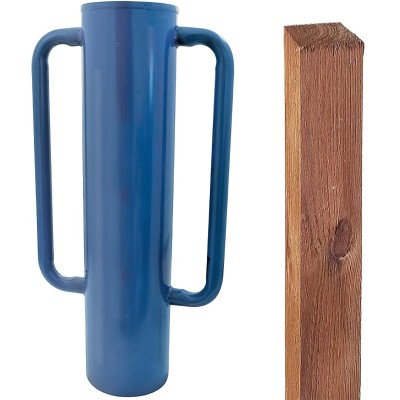Silverline Pro Fence Post Steel Rammer Tube Driver Ram 749248