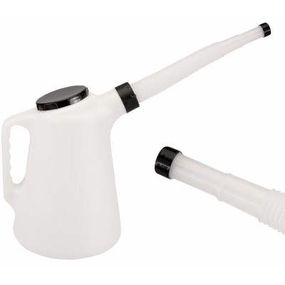 Silverline Spouted Oil Liquid Measuring Metric Pourer Jug 5ltr 427716