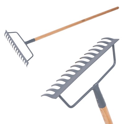 Silverline Somerset Garden Soil Rake Premium Ash 235526