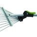 Silverline Garden Leaf Grass Rake Telescopic Adjustable 228465