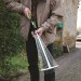 Silverline Garden Leaf Grass Rake Telescopic Adjustable 228465