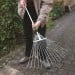 Silverline Garden Leaf Grass Rake Telescopic Adjustable 228465