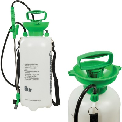 Silverline Garden Hand Pump Spray Pressure Sprayer 8 litre 868593