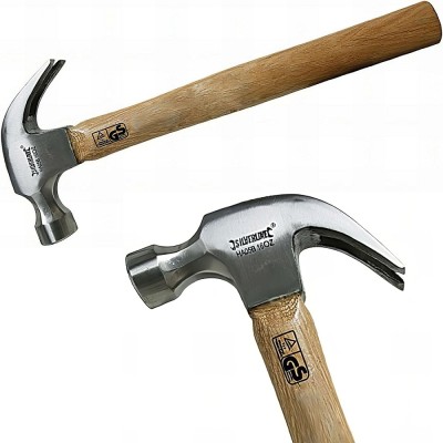 Silverline Hardwood Ash Handle Shaft Claw Hammer 16oz HA05B
