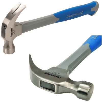 Silverline Fiberglass Curved Claw Hammer HA10 16oz