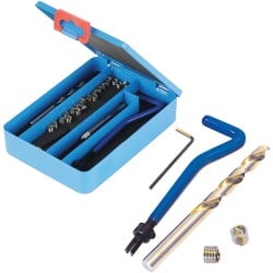 Silverline Thread Repair Kit Helicoil Inserts M12 1.75mm 488570