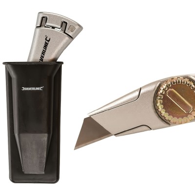Silverline Utility Trimming Stanley Knife inc Belt Sheath 427555