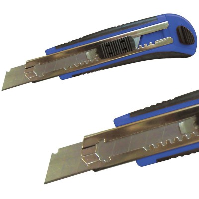 Silverline 18mm Snap Off Auto Reload Utility Knife 633575
