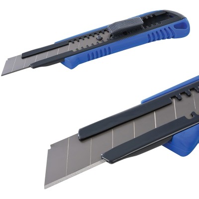 Silverline 18mm Snap Off Utility and Craft Knife 675097