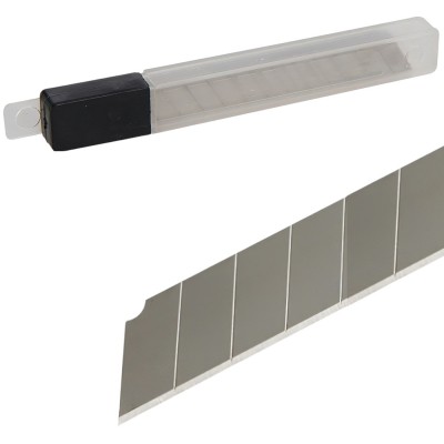 Silverline Snap off Knife Blades 18mm in Dispenser 10pk 861764