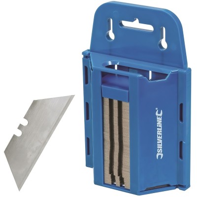 Silverline Heavy Duty Utility Stanley Knife Blades 100pk CT10