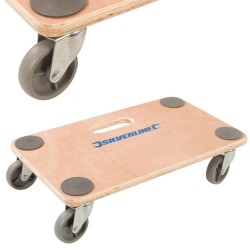 Silverline Transporting Removals Platform Castor Dolly Truck 647896