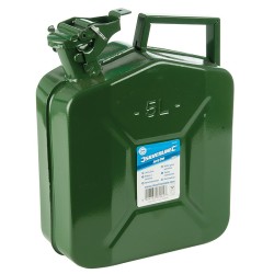 Silverline Steel Jerry Fuel Water Can 5 Litre 342497