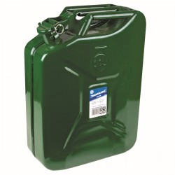 Silverline Steel Jerry Fuel Water Can 20 Litre 730799