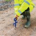 Silverline Heavy Duty Open Reel Site Surveyors Tape 50m MT46